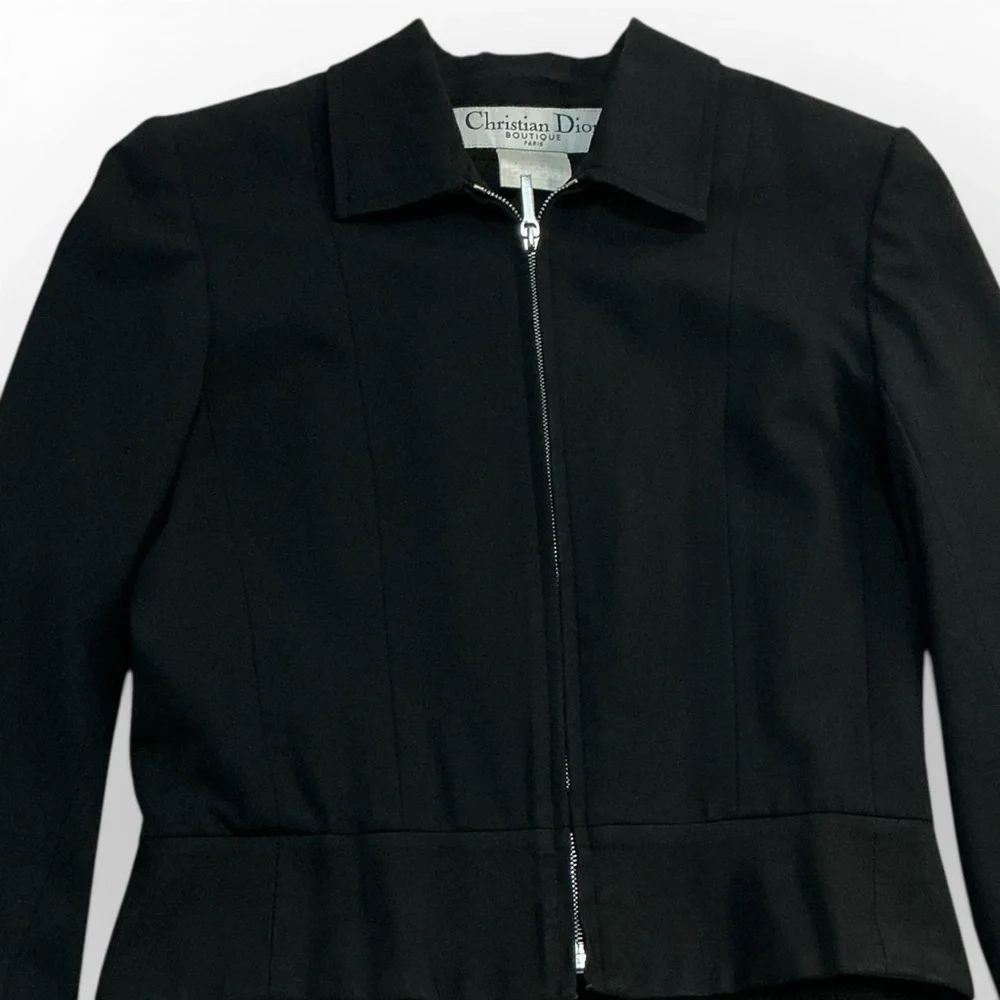 Vintage Christian Dior Boutique Black Women's Evening Jacket